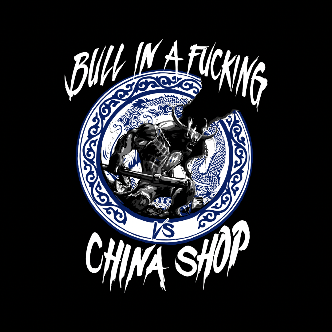 BULL IN A CHINA SHOP OVERSIZED TEE