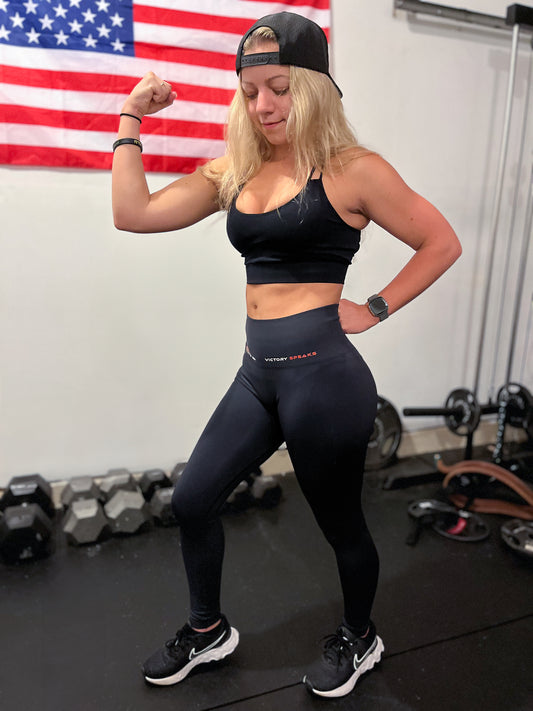 BLACK WINGS OF PEGASUS LEGGINGS