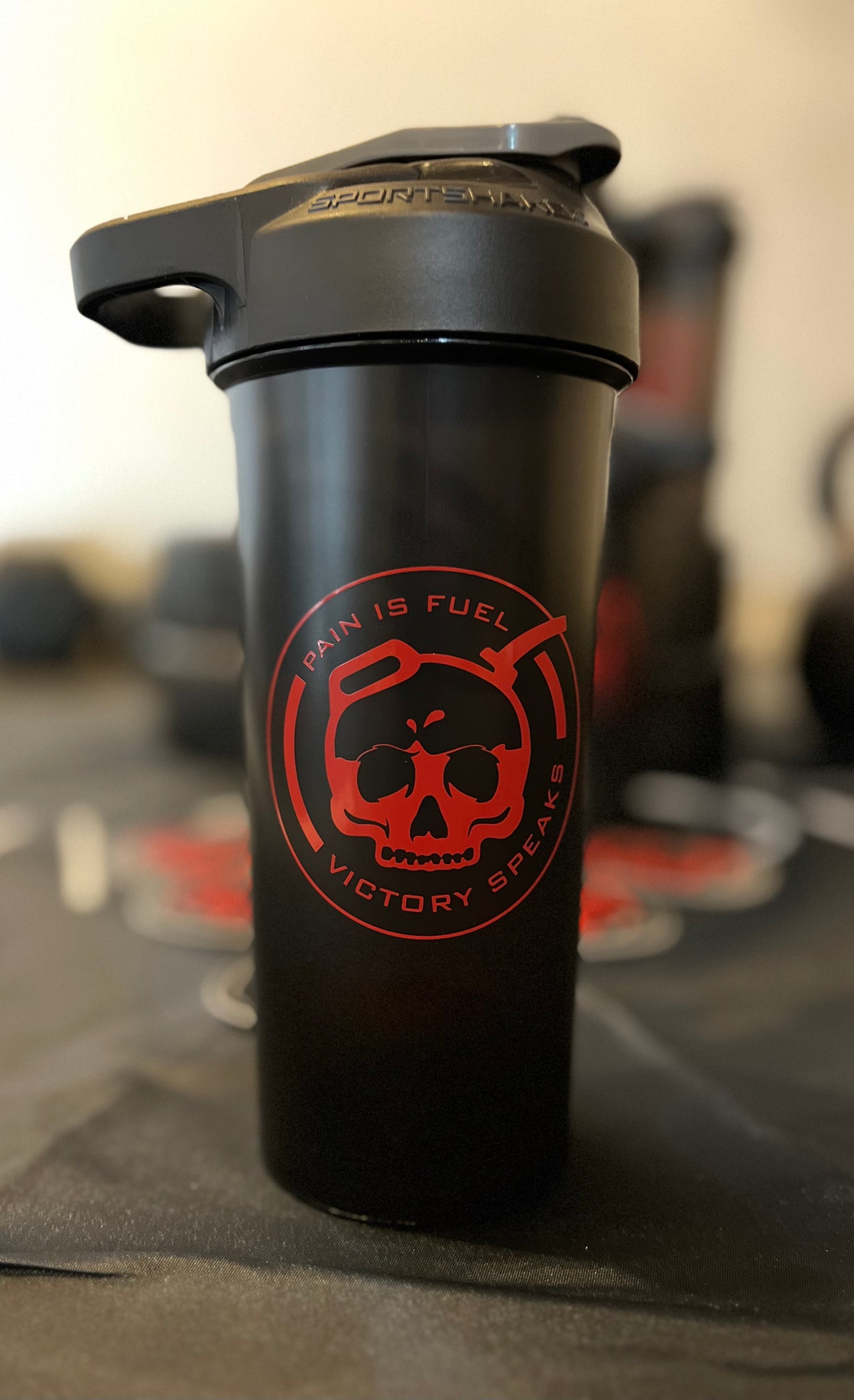 PAIN IS FUEL SPORTSHAKER