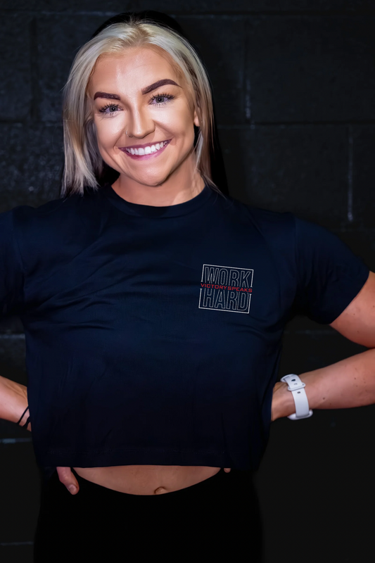 PAIN IS FUEL CROP TOP