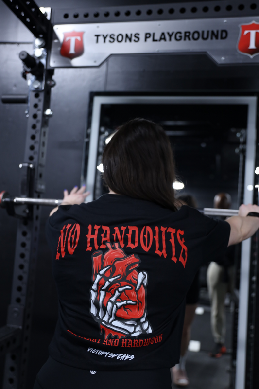 ALL HEART & HARDWORK CROP TOP