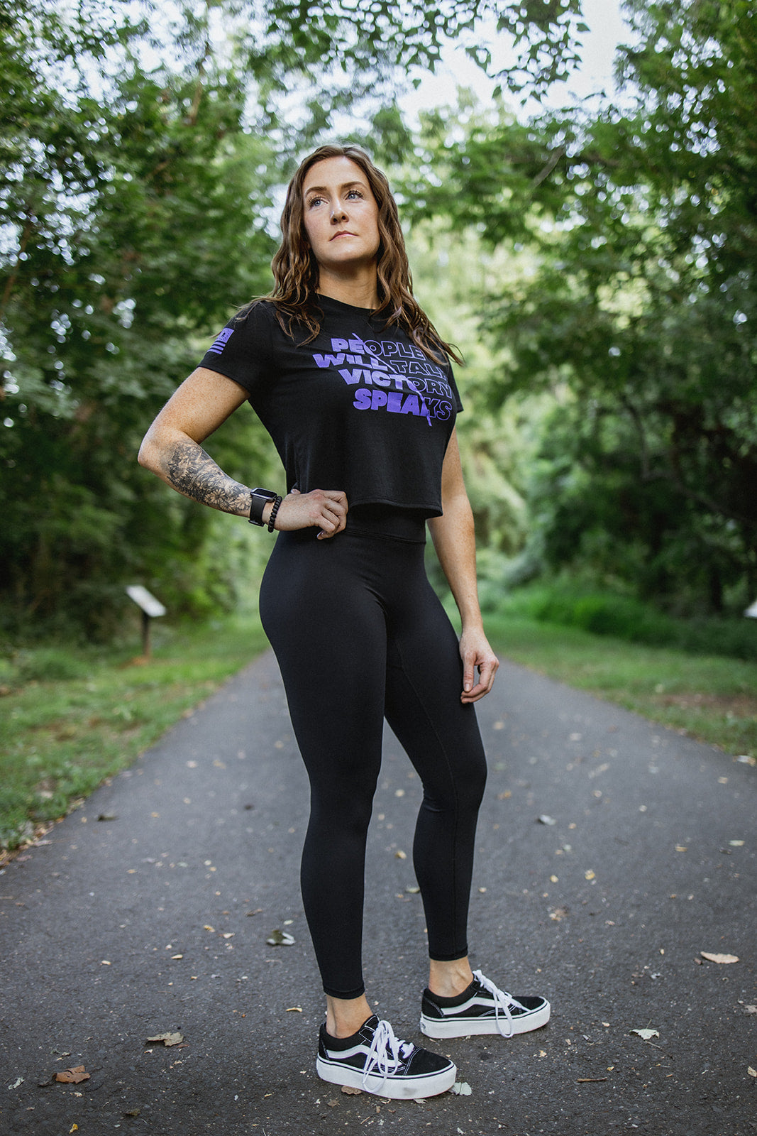 PEOPLE WILL TALK WOMENS CROP TOP