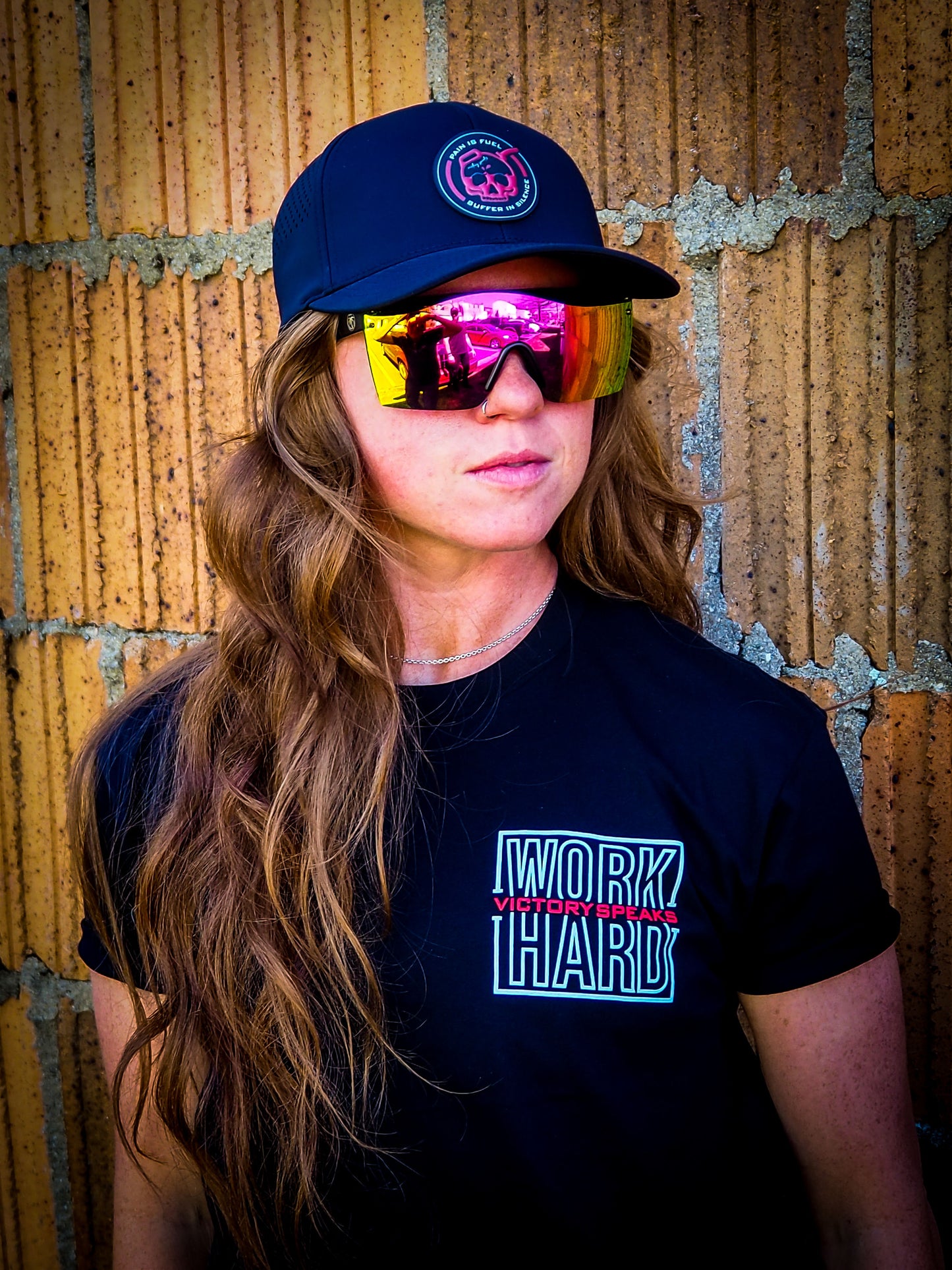 PAIN IS FUEL CURVED PERFORMANCE HAT