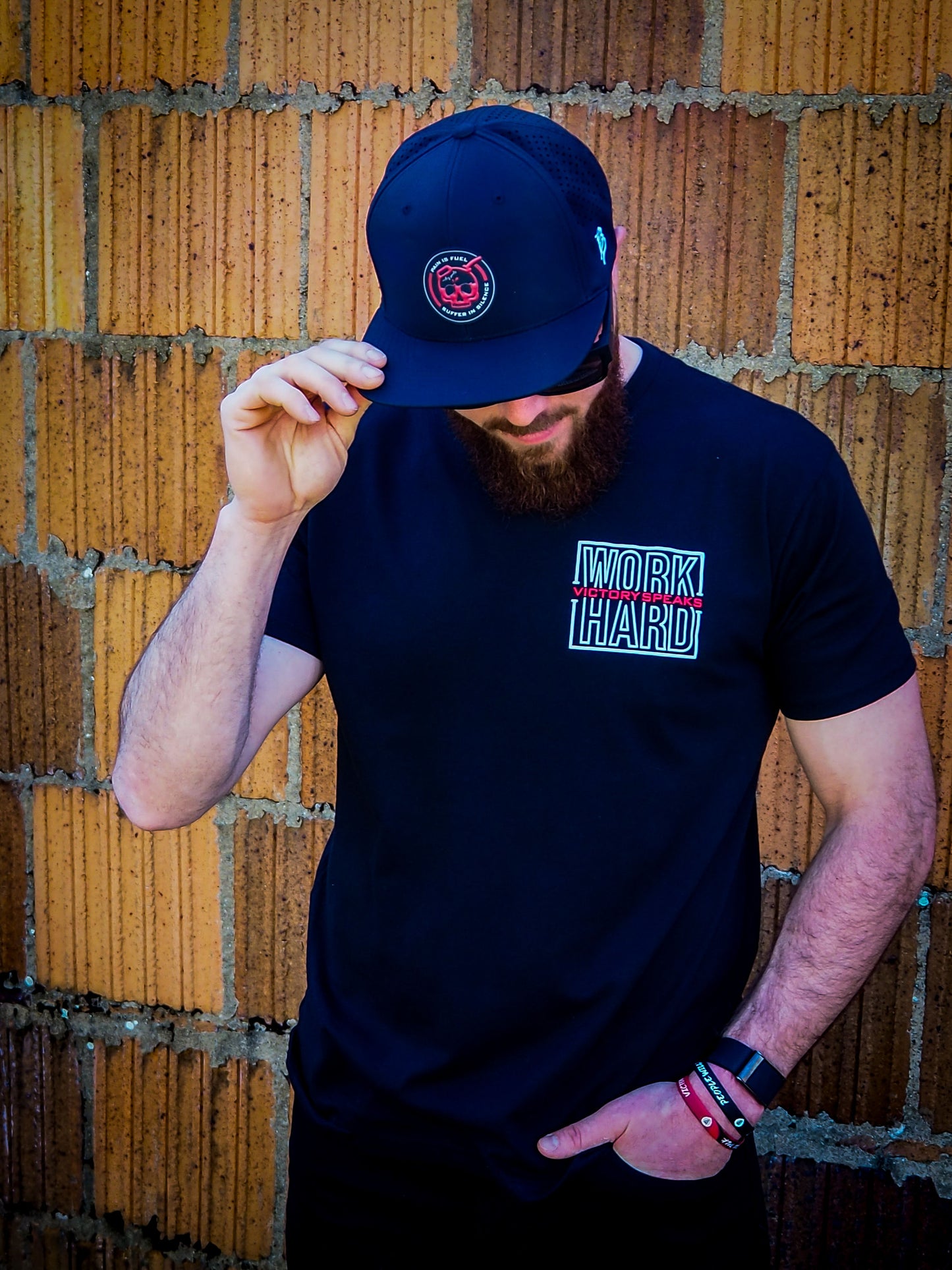 PAIN IS FUEL FLAT PERFORMANCE HAT