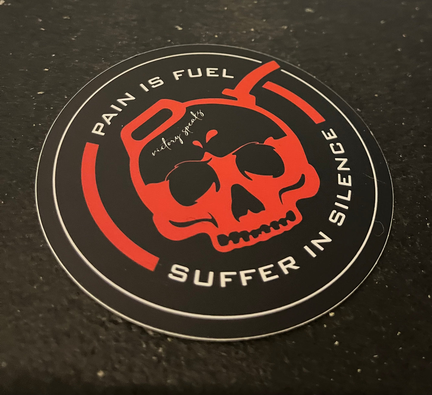 PAIN IS FUEL STICKER