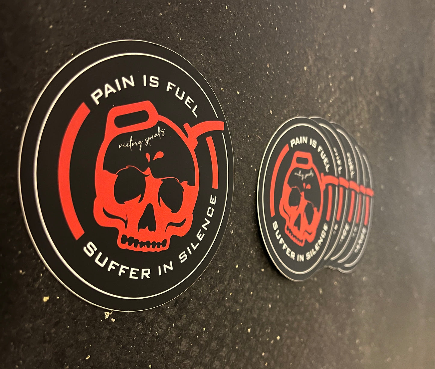 PAIN IS FUEL STICKER