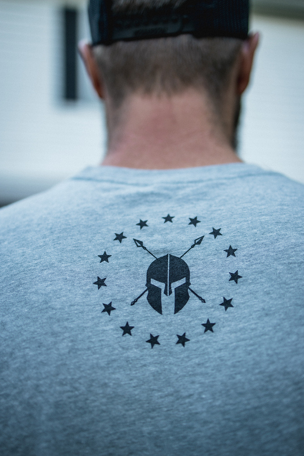 PEOPLE WILL TALK MENS DARK HEATHER GREY TEE