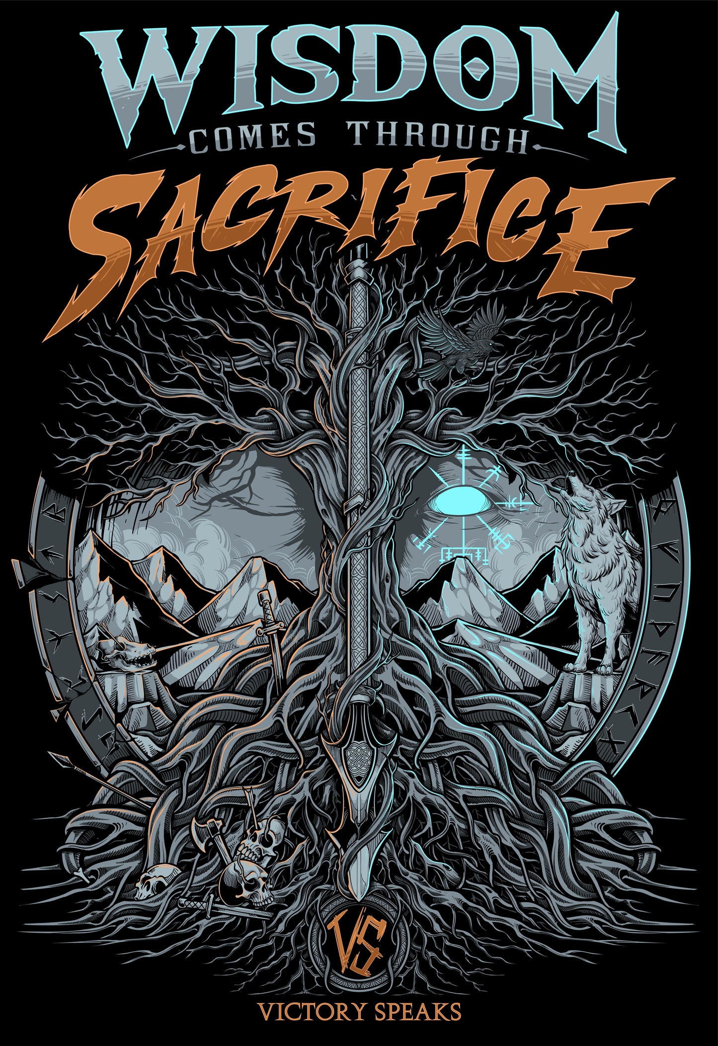WISDOM THROUGH SACRIFICE TEE