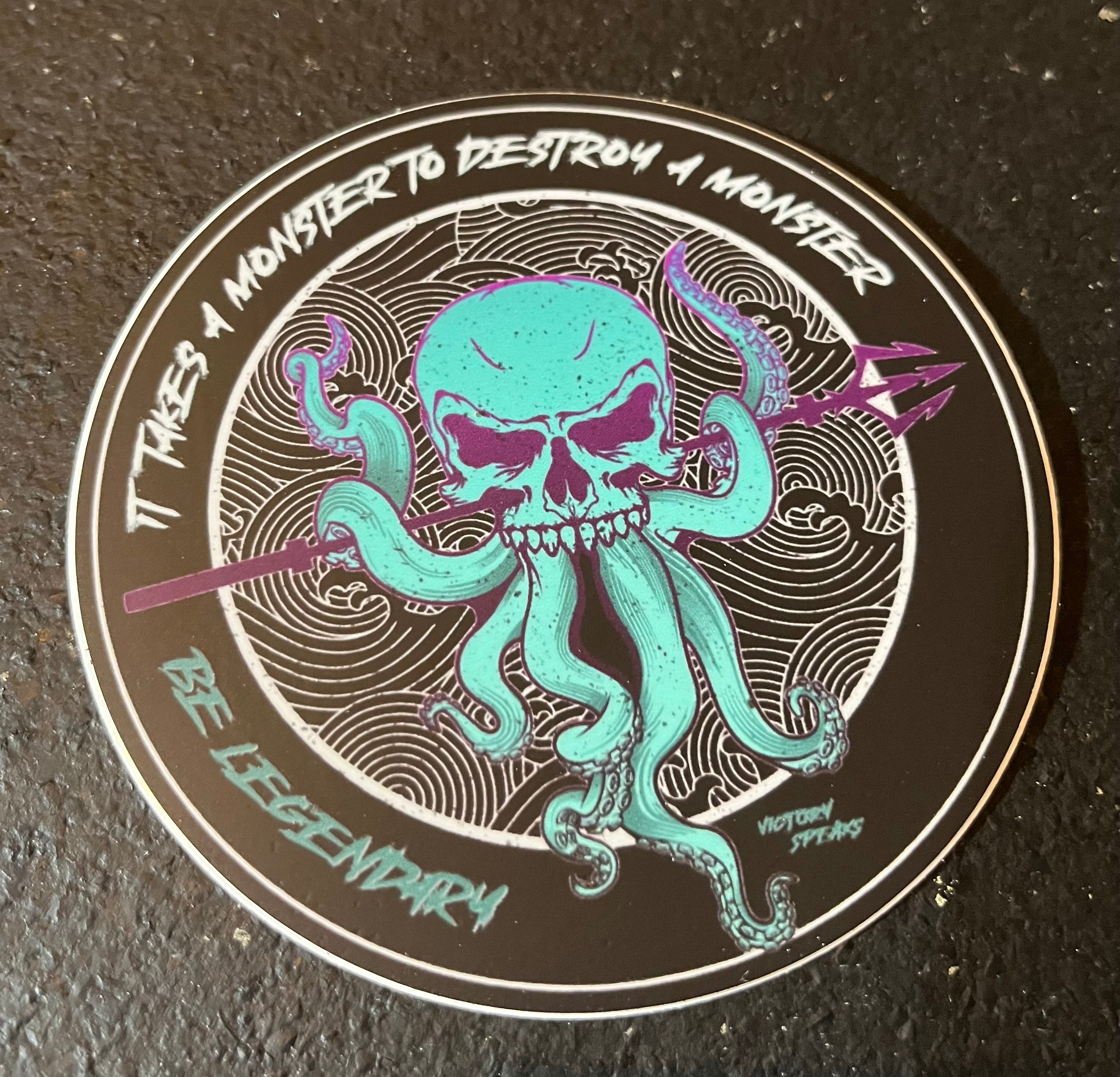Sticker Legendary BE LEGENDARY STICKER – Victory Speaks Apparel CO