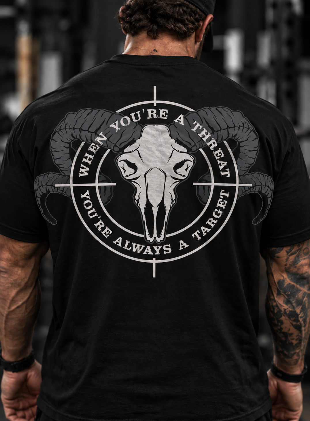 BE A THREAT TEE(LIMITED RELEASE)