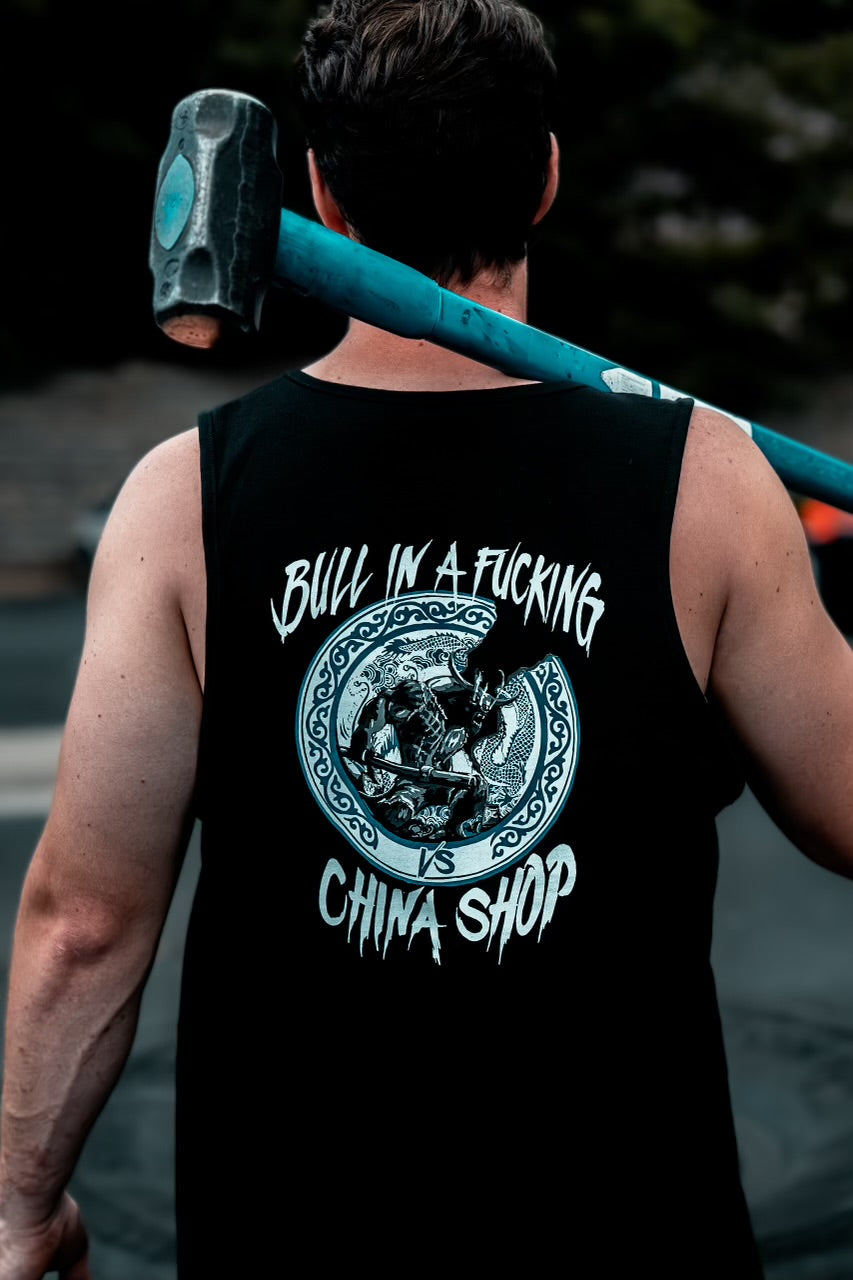 BULL IN A CHINA SHOP MUSCLE TANK