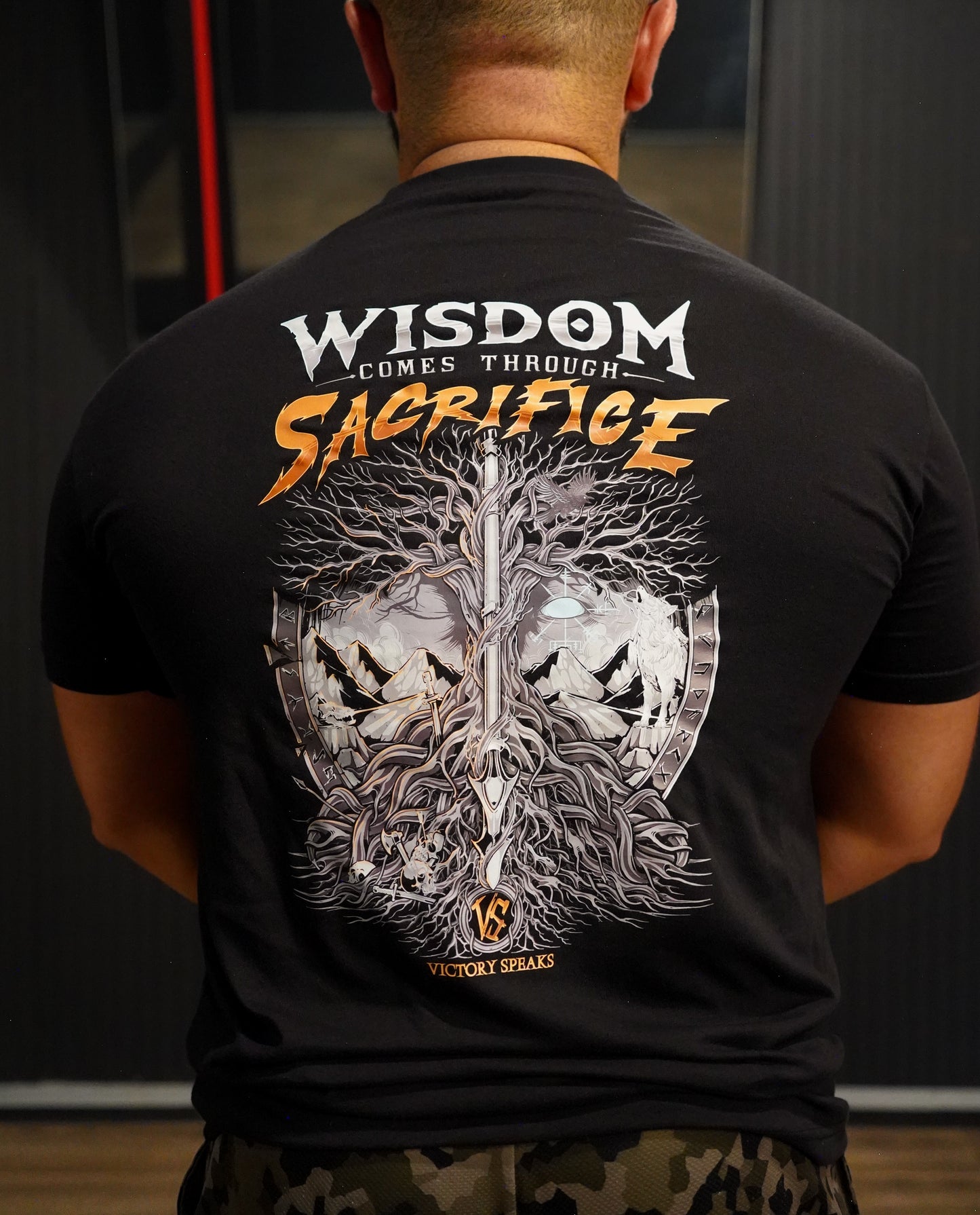 WISDOM THROUGH SACRIFICE TEE