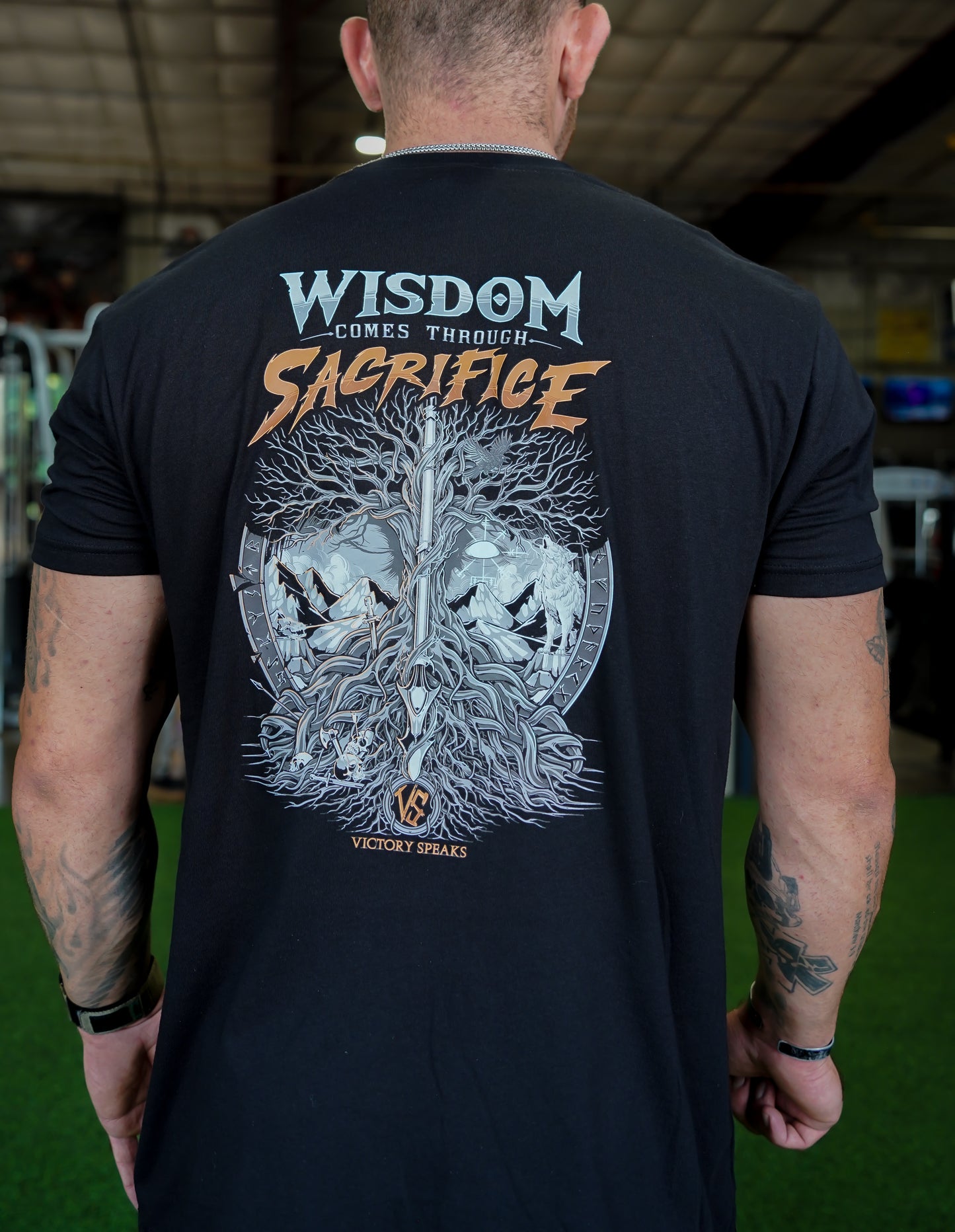 WISDOM THROUGH SACRIFICE TEE