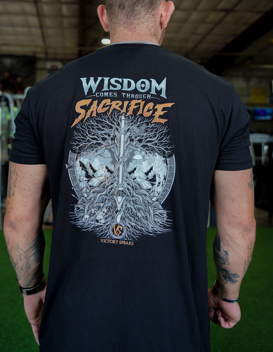 WISDOM THROUGH SACRIFICE TEE