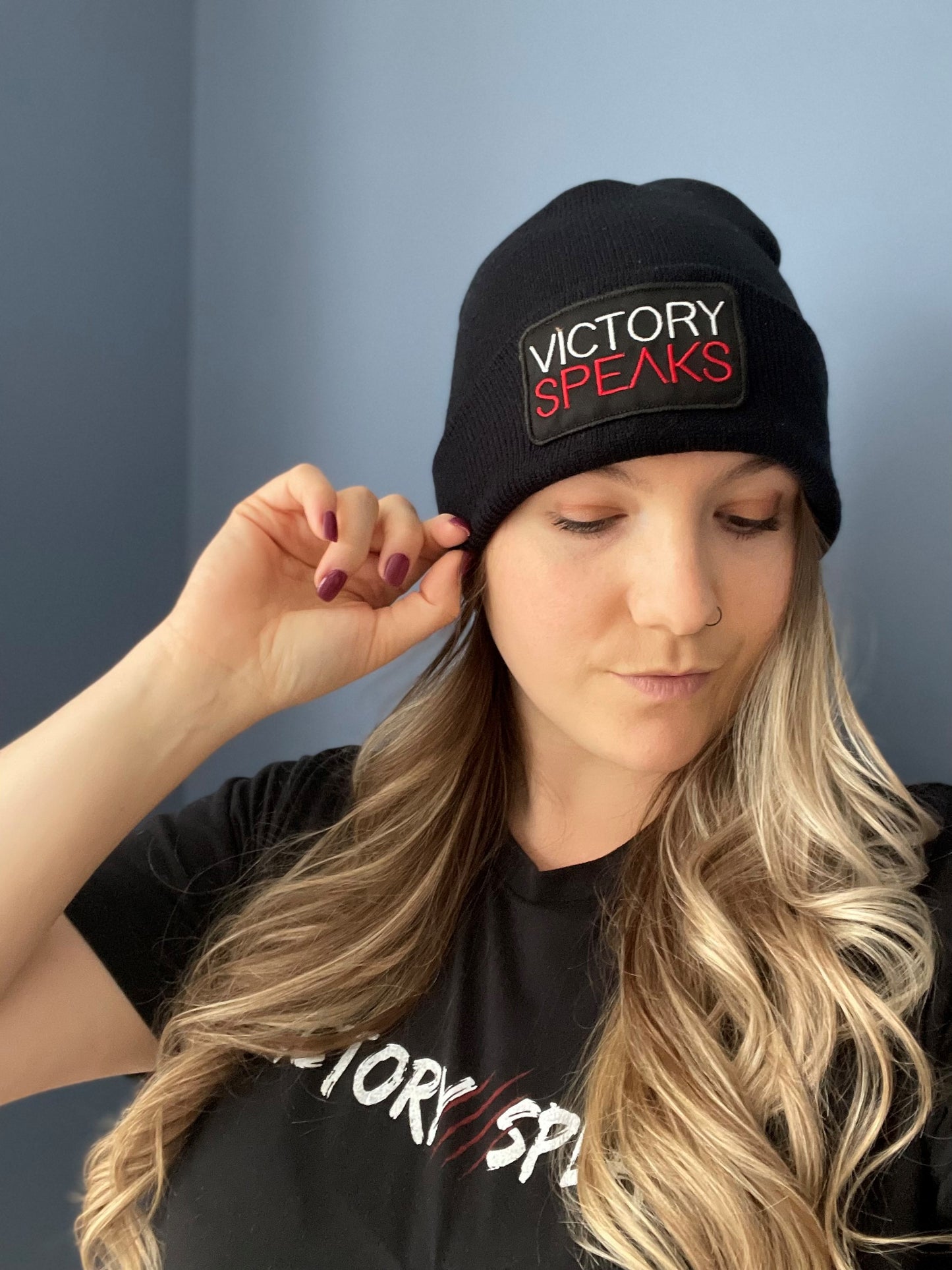 VICTORY SPEAKS BEANIE