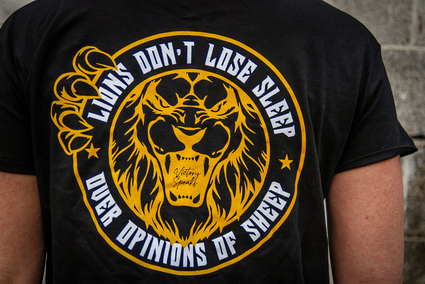 LIONS DON'T LOSE SLEEP CROP TEE